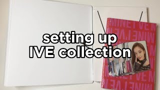 setting up my IVE collection yujin [upl. by Yznel]