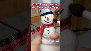 Pupazzo di Neve ☃️ faidate DIY SHOWMAN shorts [upl. by Gimble]