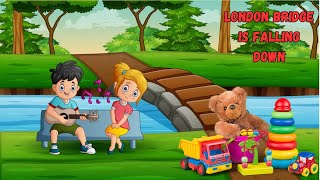 London Bridge is Falling Down Song  Nursery Rhymes and Songs for Kids [upl. by Eenaej]