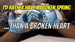 How to replace the BROKEN 34 Accumulator Spring in my Dodge Ram Van 46re  Part 5 [upl. by Adnilemre]