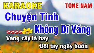 Karaoke Chuyện Tình Không Dĩ Vãng Tone Nam Nhạc Sống Phối Mới  Nguyễn Linh [upl. by Sherill537]