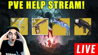 LIVE  DESTINY 2 HELP STREAM CONDITIONAL FINALITY BURIED BLOODLINE WISHENDER  MORE [upl. by Renrag156]