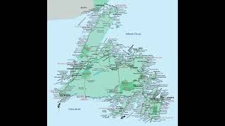 map of Newfoundland Canada [upl. by Hinch684]