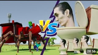 Monster School  Skibidi Toilet vs CHOO CHOO CHARLES  Minecraft Animation  AYAN PLAYZ 43 [upl. by Eenahs137]