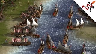 Cossacks 3  2v2v2 MASSIVE NAVAL LANDINGS  Multiplayer Gameplay [upl. by Naujak610]