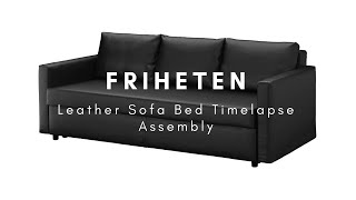 IKEA Friheten Sofa Bed  Timelapse Assembly [upl. by Maximilianus]