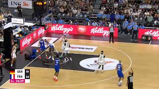 Mathias Lessort  Scoring Highlights  France vs Germany  7624 [upl. by Akenom]