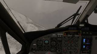 Rain and Low Visibility landing TwinOtter Flight Simulator 2020 [upl. by Yelrebmik742]