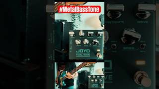 Metal Bass Tone SansAmp JOYO Tidal Wave Bass Preamp Pedal Sandberg metalbass sansamp basspedals [upl. by Ludwig]