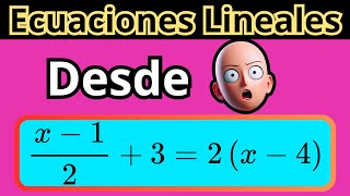 Ecuaciones Lineales de primer grado desde Cero con una variable [upl. by Lyman732]