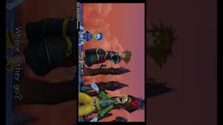 Kingdom Hearts 25 Final Mix Radiant Garden Cloud and Sephiroth disappear shorts [upl. by Neelrahs]