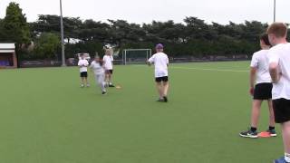 Primary PE lesson plan ideas for teachers Handball  Turn and Pass [upl. by Atinev]