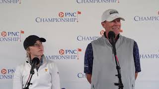 Steve and Izzy Stricker Saturday Presser 2023 PNC Championship [upl. by Alonso]