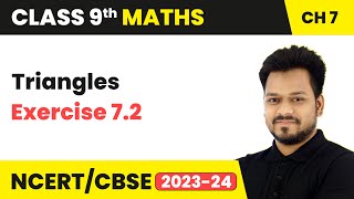 Triangles  Exercise 72  Class 9 Maths Chapter 7  CBSE [upl. by Loredana833]