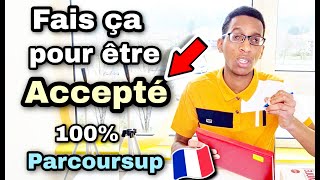 ParcourSup  COMMENT AVOIR UNE ACCEPTATION FACILEMENT  ÉTUDIANTS ÉTRANGERS [upl. by Suiraj]