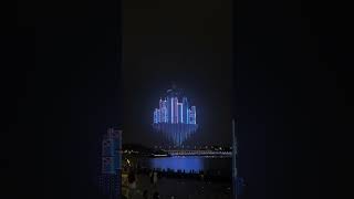 Stunning Drone Show Lights Up Shenzhen for China’s National Day 🇨🇳✨ [upl. by Esinev61]