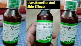 Magaldrate amp Simethicone Oral Suspension IP Antacid UsesBenefits And Side Effects [upl. by Nueormahc326]