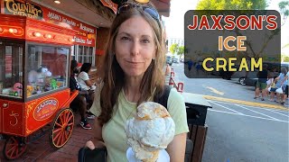 Delicious Jacksons Ice Cream Parlor in Dania Florida [upl. by Nrehtac623]