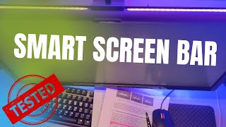 Actually tested  Yeelight Smart Screenbar Monitor Light PRO with ambient light and wireless control [upl. by Namad662]