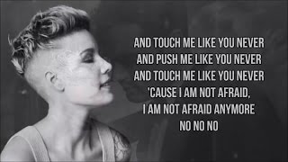 Halsey  Not Afraid Anymore Lyrics [upl. by Raffaj]