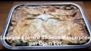 Lasagne épinard saumon mascarpone [upl. by Edsel]