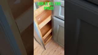 Maximizing Kitchen Storage  Installing New Cabinets with RollOut Storage amp Mixer Lift home diy [upl. by Nolahc]