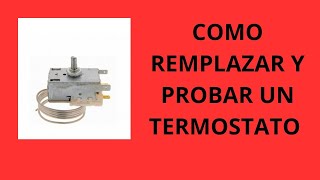 COMO REEMPLAZAR Y PROBAR UN TERMOSTATO RÁPIDO Y FÁCIL [upl. by Simson]