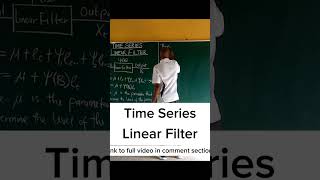 Linear Filter Time Series Time Series Analysis timeseries descriptivestatistics [upl. by Liag470]