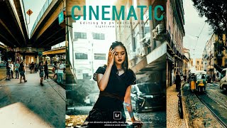 Cinematic Colour Effect Photo Editing Lightroom Mobile Tutorial  Lightroom mobile 2024 [upl. by Artiek262]