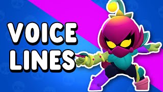 All Lily Voice Lines  Brawl Stars Season 26 [upl. by Nnylram]