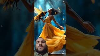 A Woman Fuses with A Bee on AGT😱😱americagottalent agt magic talentshortsshortfeed funny Bbee [upl. by Eilzel]