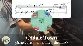 quotOldale Townquot from quotPokémon RSEquot  Piano Cover  Sheets [upl. by Louise836]