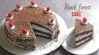 BLACK FOREST CAKESimpleampEasy Methodబ్లాక్ ఫారెస్ట్ కేక్ఇవీ పక్కా టిప్స్ కొలతలు పర్ఫెక్ట్ కేక్ కి [upl. by Abehsat297]