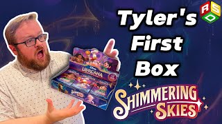 These Cards ARE FIREworks  Shimmering Skies Lorcana Booster Box Opening [upl. by Yzmar]