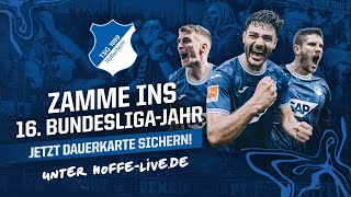 ZAMME ins 16 BundesligaJahr 💙  Jetzt Dauerkarte sichern [upl. by Neirb]