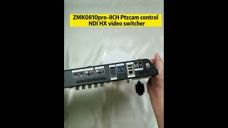 NDI HX video switcher with 4D jotstick controller for ptz cameras NDIvideoswitcher NDIliveswitcher [upl. by Amaty445]