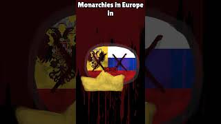 Monarchies in Europe 1914  1930  1950  2024 countryballs [upl. by Ioves738]