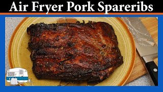 Pork Spareribs Roasted in an Air Fryer [upl. by Tildy]