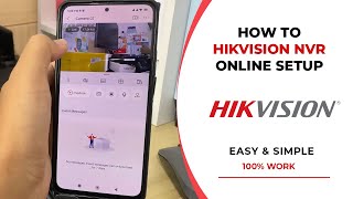 How to Configure Hikvision NVR Online [upl. by Hovey]