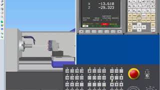 How to take Lathe Machine Center on SSCNC Swanfost Lathe machineBasic Tutorial 1 [upl. by Einahpats]