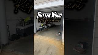 Replacing ROTTEN WOOD Around Garage [upl. by Knoll]