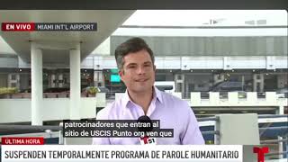 SUSPENCION DEL PAROL HUMANITARIO 08 06 2024 [upl. by Sakovich]