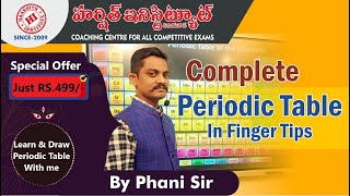 Periodic table In Telugu Easy tricks to remember Periodic table Phani Sir [upl. by Ambie664]