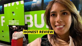 FlixBus Overnight Trip Honest Review🚍California Road Trip [upl. by Josy383]