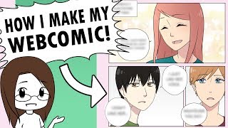 How I Make My Webcomic  Webtoon My Creation Process [upl. by Annaigroeg]