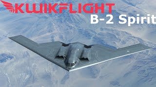 Northrop Grumman B2 Spirit  KwikflightInibuilds  MSFS2020 [upl. by Irahk]