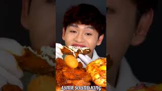 ASMR FAST🍔FOOD MUKBANG🍗DOMINO PIZZA COMPILATION Bonggil shortvideo shorts asmreating mukbang [upl. by Regan376]