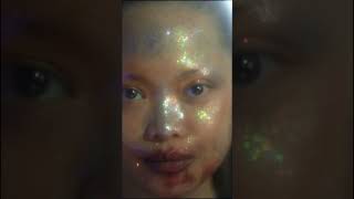 I attempted a glitter explosion look glittereyeshadow glitter glittermakeup [upl. by Flore815]