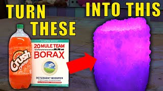 How I Make a CRYSTAL LAMP From things in your Kitchen  How to make borax crystals [upl. by Annabell253]