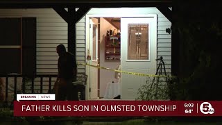 Father allegedly kills son in Olmsted Township police say [upl. by Kalagher251]